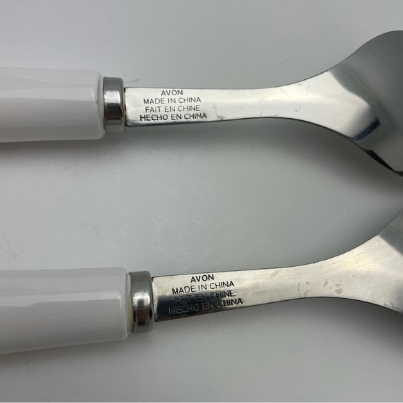 Nautical Anchor Utensil’s Large Fork & Salad Avon - Picture 3 of 13